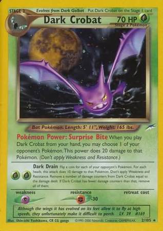 Dark Crobat (2/105) [Neo Destiny Unlimited] | Play N Trade Winnipeg