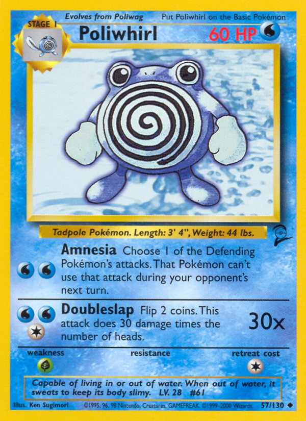 Poliwhirl (57/130) [Base Set 2] | Play N Trade Winnipeg