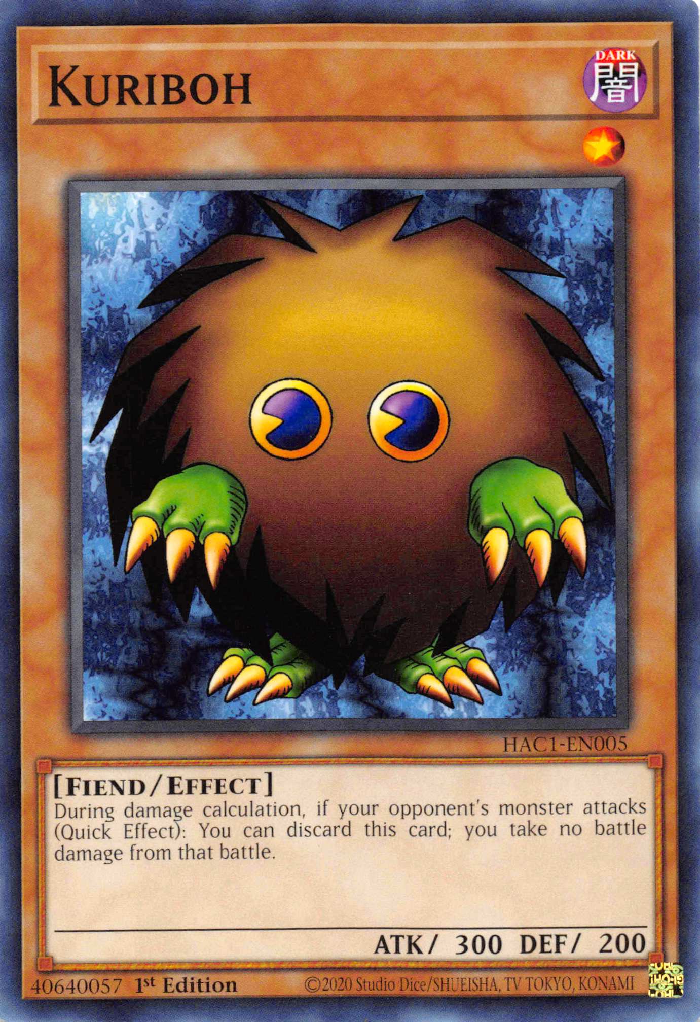 Kuriboh [HAC1-EN005] Common | Play N Trade Winnipeg