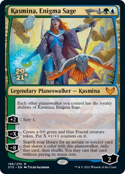 Kasmina, Enigma Sage [Strixhaven: School of Mages Prerelease Promos] | Play N Trade Winnipeg