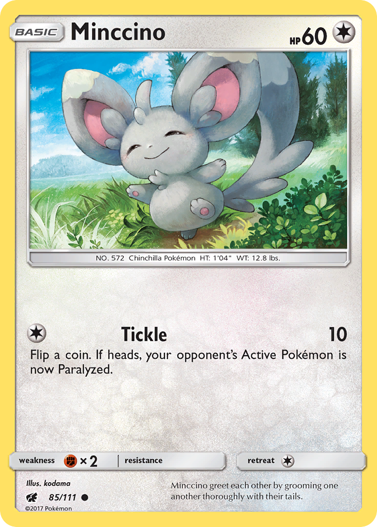 Minccino (85/111) [Sun & Moon: Crimson Invasion] | Play N Trade Winnipeg