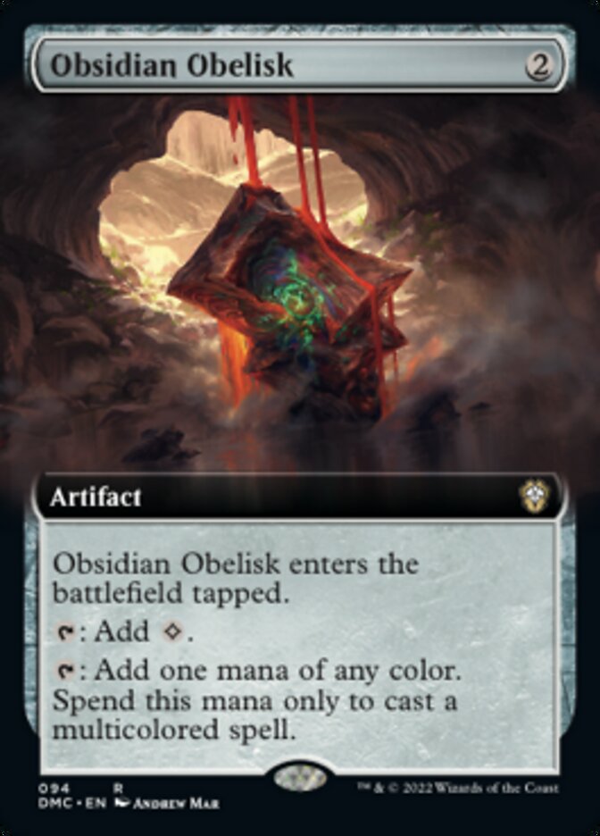 Obsidian Obelisk (Extended Art) [Dominaria United Commander] | Play N Trade Winnipeg