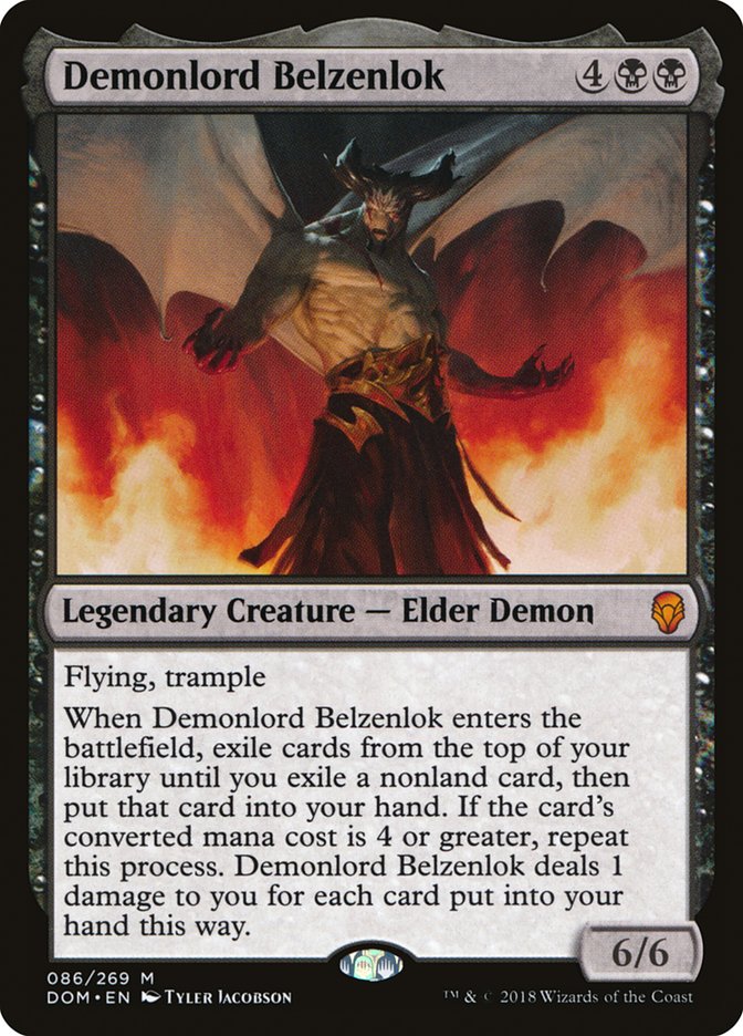 Demonlord Belzenlok [Dominaria] | Play N Trade Winnipeg