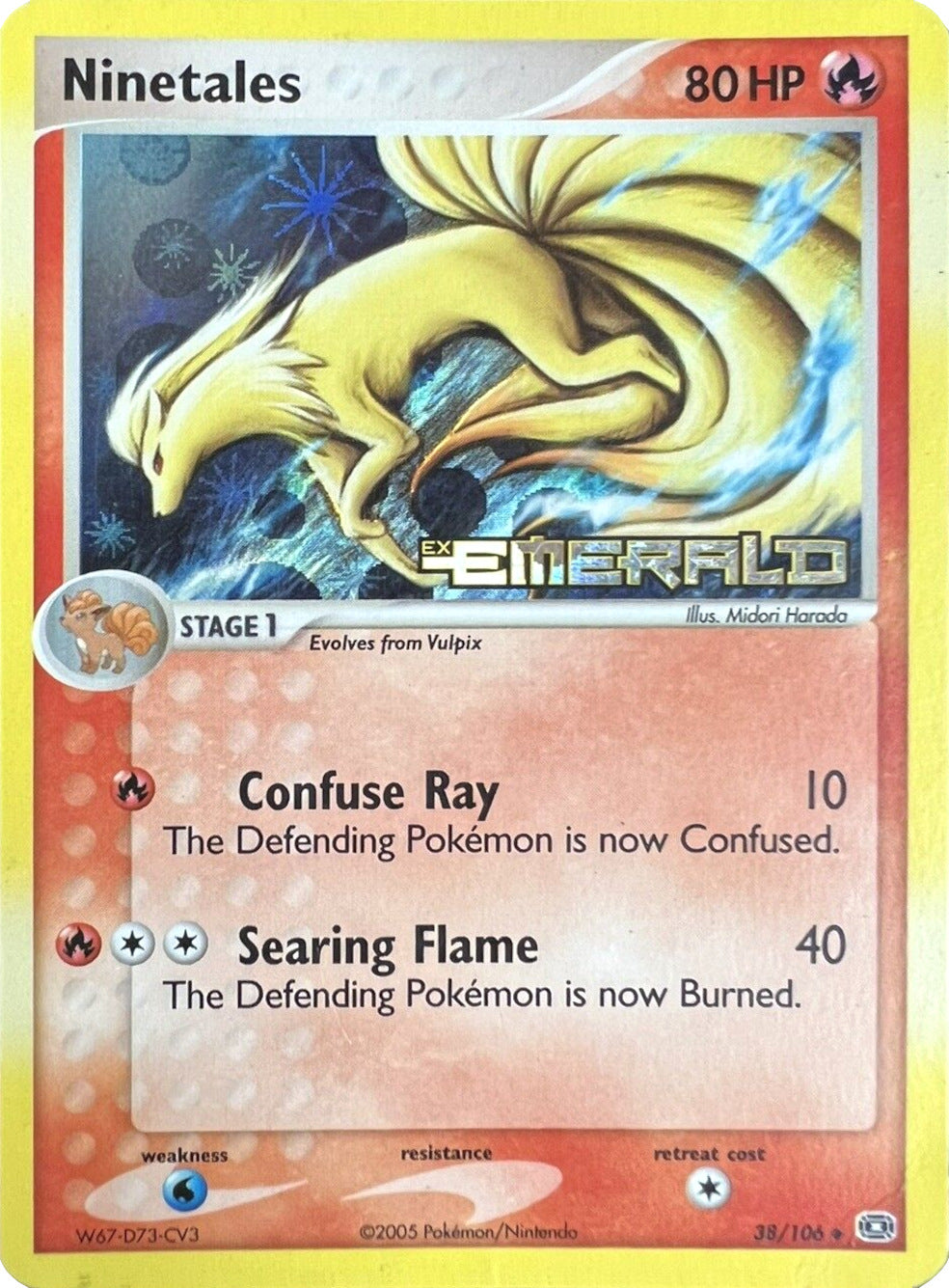 Ninetales (38/106) (Stamped) [EX: Emerald] | Play N Trade Winnipeg