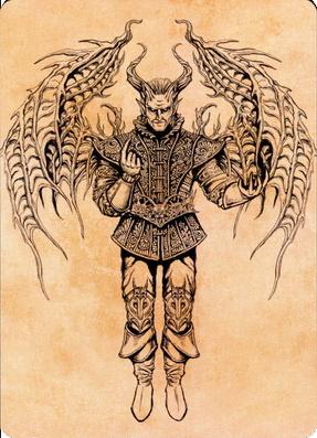 Raphael, Fiendish Savior Art Card (75) [Commander Legends: Battle for Baldur's Gate Art Series] | Play N Trade Winnipeg