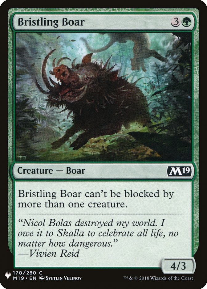 Bristling Boar [Mystery Booster] | Play N Trade Winnipeg