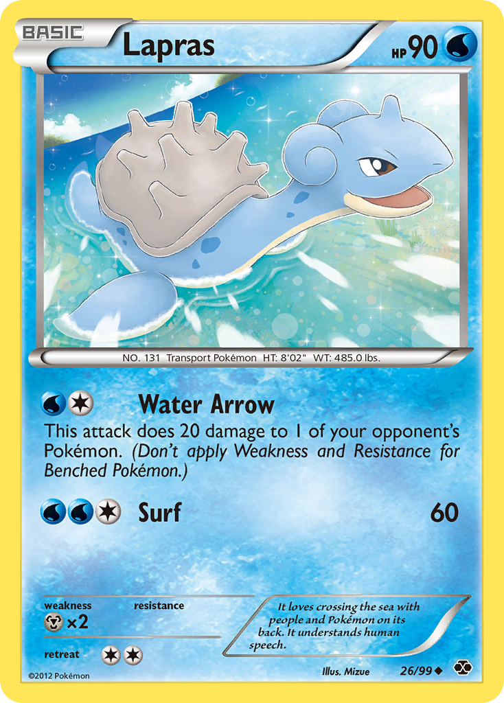 Lapras (26/99) [Black & White: Next Destinies] | Play N Trade Winnipeg