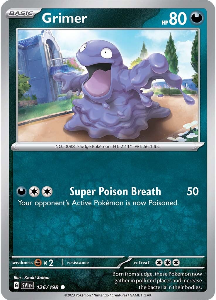 Grimer (126/198) [Scarlet & Violet: Base Set] | Play N Trade Winnipeg