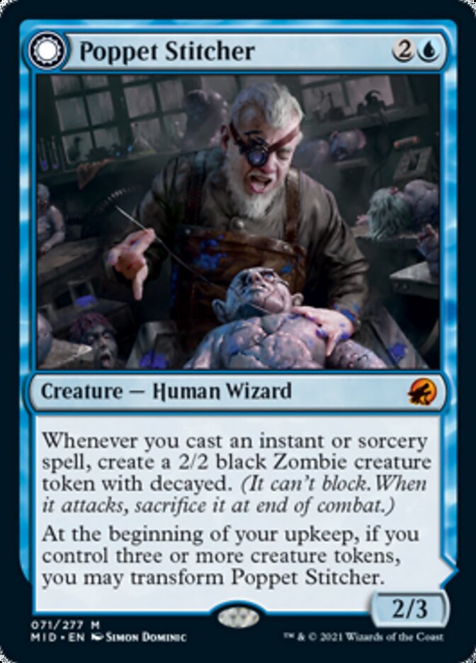 Poppet Stitcher // Poppet Factory [Innistrad: Midnight Hunt] | Play N Trade Winnipeg