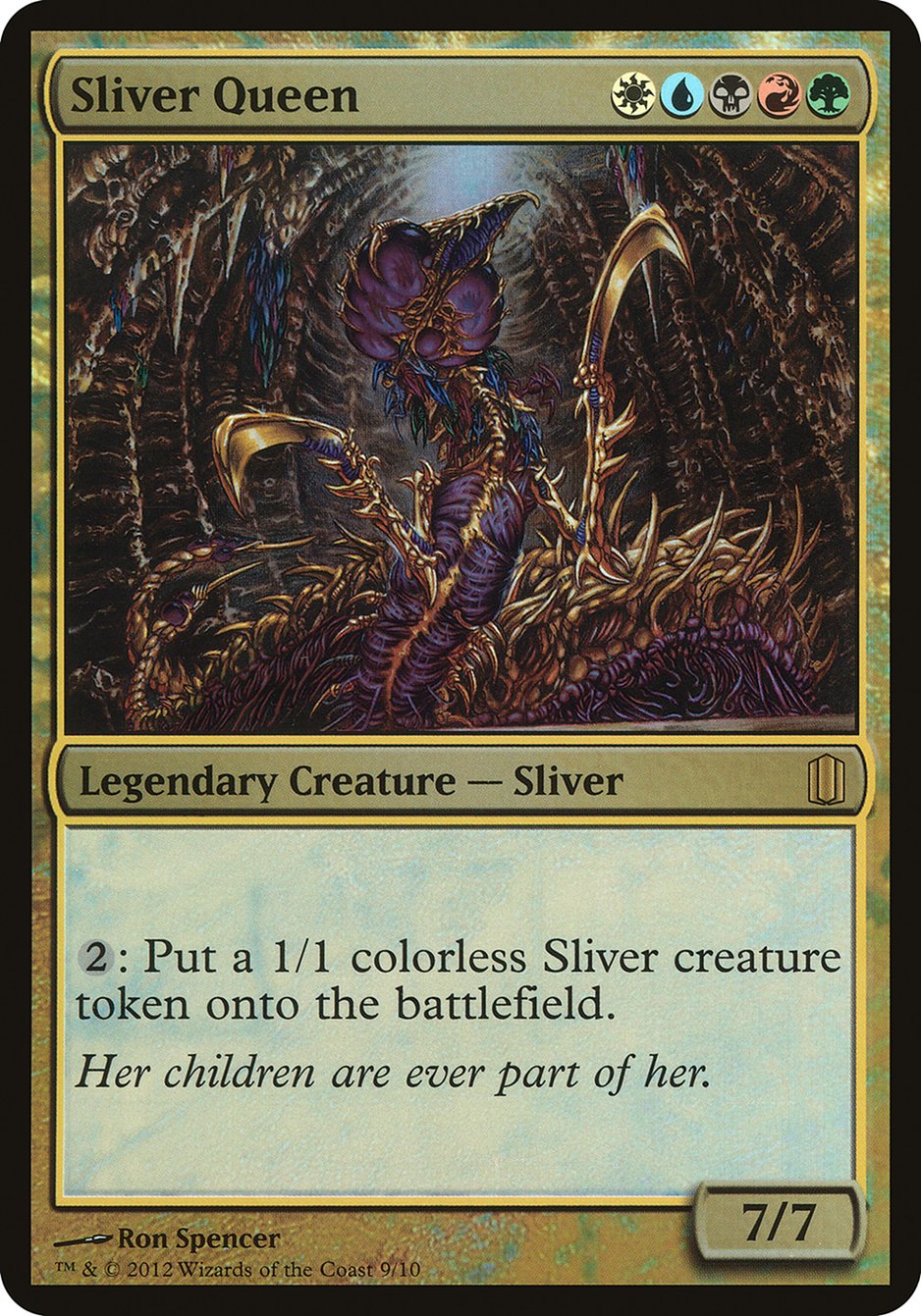 Sliver Queen (Oversized) [Commander's Arsenal Oversized] | Play N Trade Winnipeg