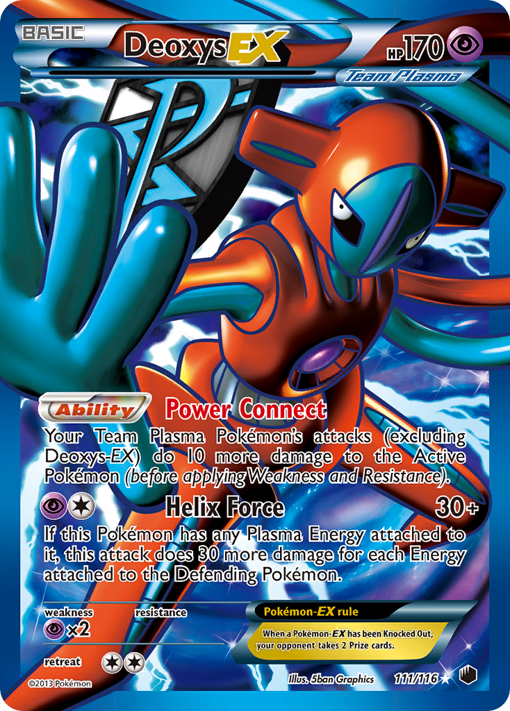 Deoxys EX (111/116) [Black & White: Plasma Freeze] | Play N Trade Winnipeg