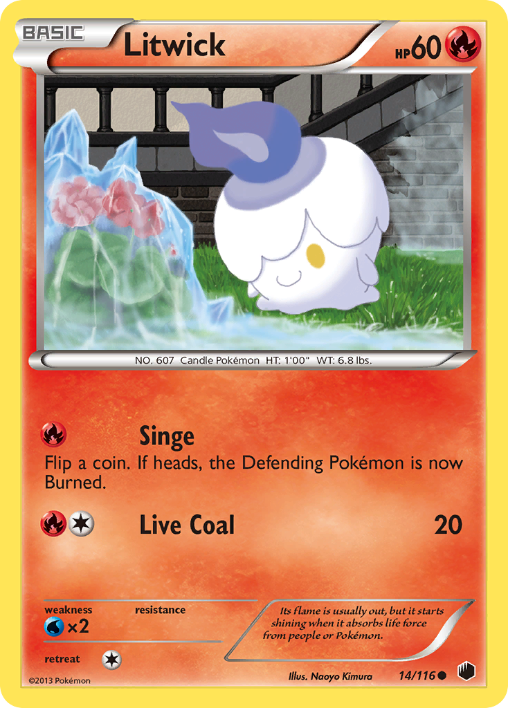 Litwick (14/116) [Black & White: Plasma Freeze] | Play N Trade Winnipeg