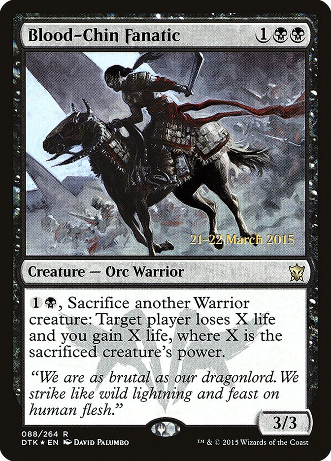 Blood-Chin Fanatic  [Dragons of Tarkir Prerelease Promos] | Play N Trade Winnipeg