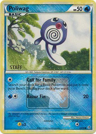 Poliwag (58/95) (League Promo Staff) [HeartGold & SoulSilver: Unleashed] | Play N Trade Winnipeg