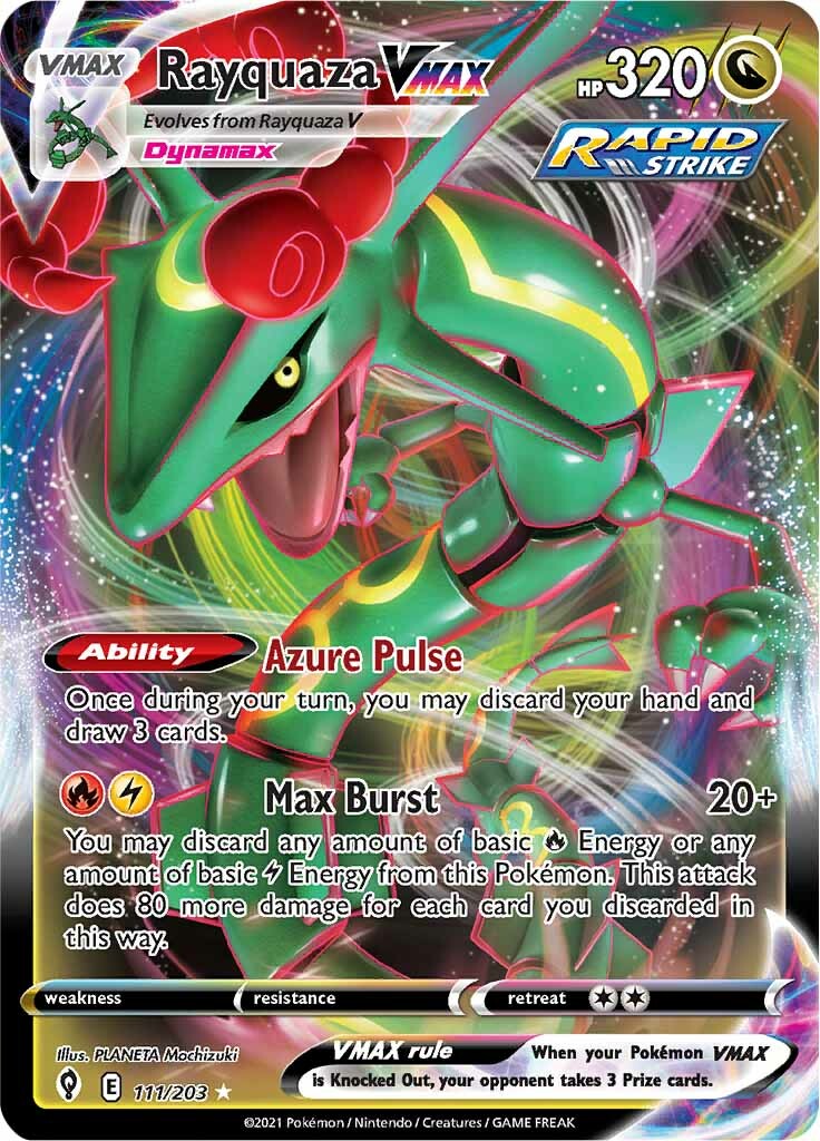 Rayquaza VMAX (111/203) [Sword & Shield: Evolving Skies] | Play N Trade Winnipeg