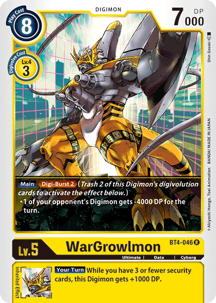 WarGrowlmon [BT4-046] [Great Legend] | Play N Trade Winnipeg