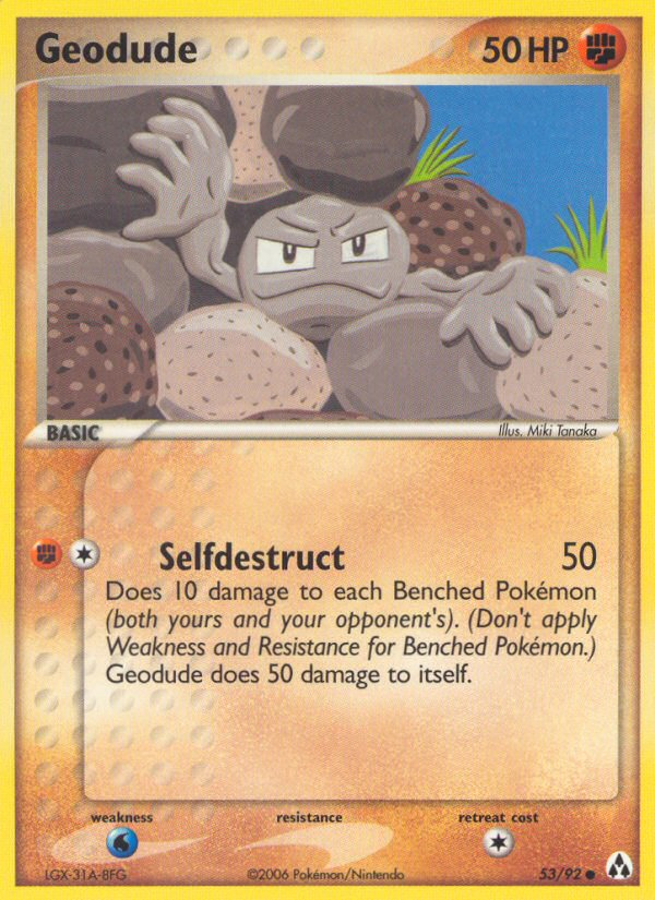 Geodude (53/92) [EX: Legend Maker] | Play N Trade Winnipeg