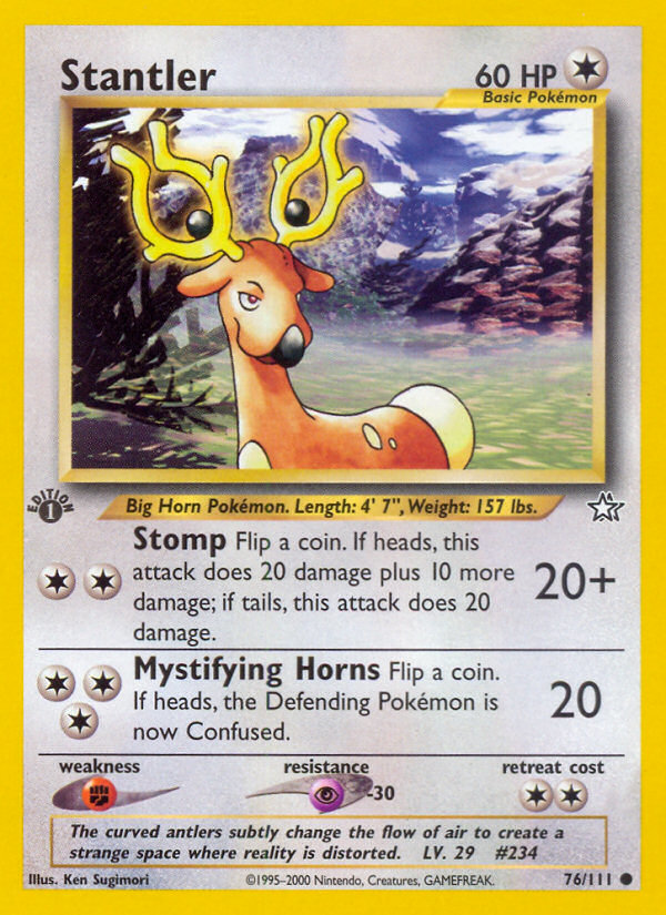 Stantler (76/111) [Neo Genesis 1st Edition] | Play N Trade Winnipeg