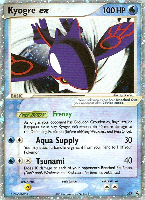 Kyogre ex (037) [Nintendo: Black Star Promos] | Play N Trade Winnipeg