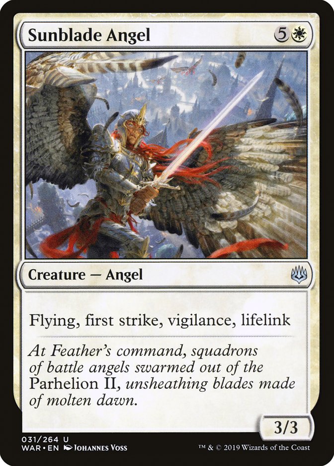 Sunblade Angel [War of the Spark] | Play N Trade Winnipeg