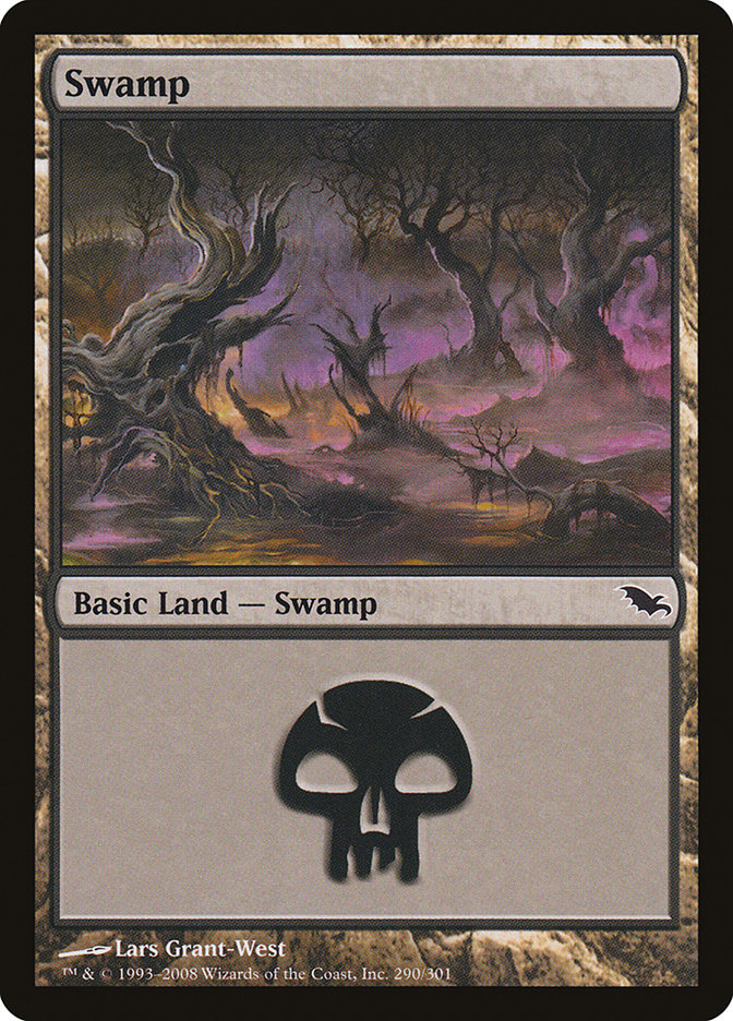 Swamp (290) [Shadowmoor] | Play N Trade Winnipeg