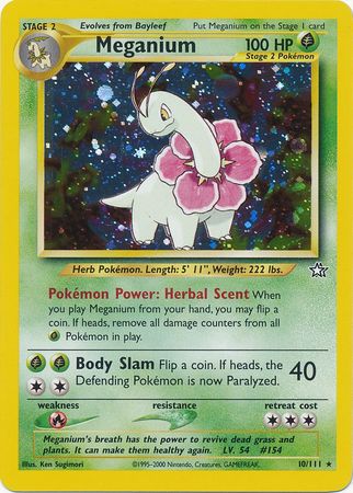 Meganium (10/111) [Neo Genesis Unlimited] | Play N Trade Winnipeg