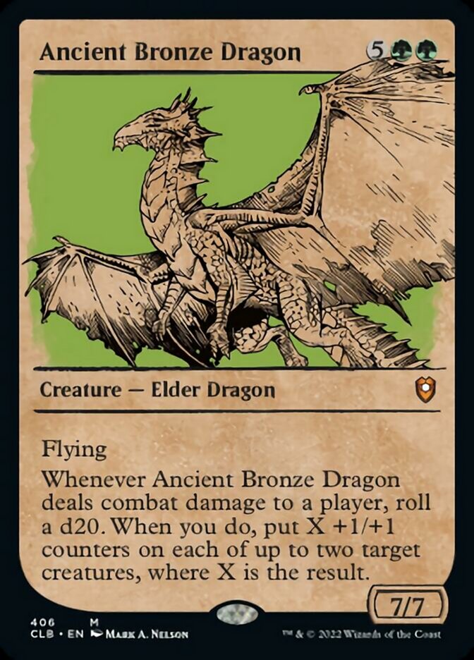 Ancient Bronze Dragon (Showcase) [Commander Legends: Battle for Baldur's Gate] | Play N Trade Winnipeg