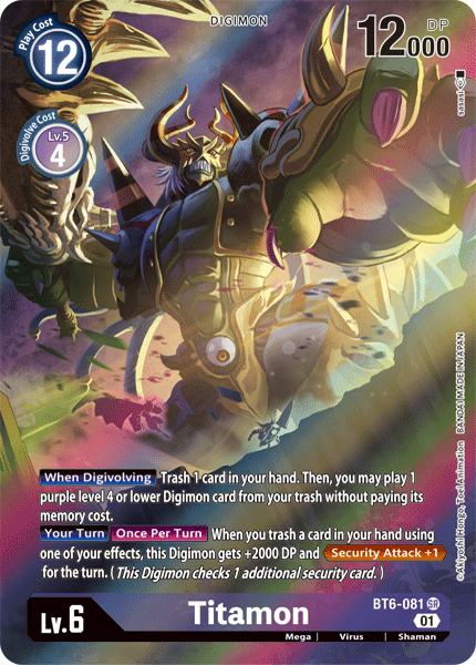 Titamon [BT6-081] (Alternate Art) [Double Diamond] | Play N Trade Winnipeg