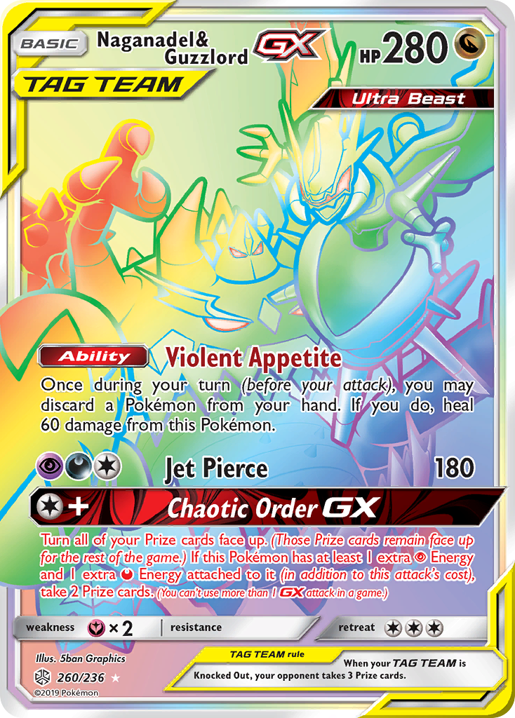 Naganadel & Guzzlord GX (260/236) [Sun & Moon: Cosmic Eclipse] | Play N Trade Winnipeg