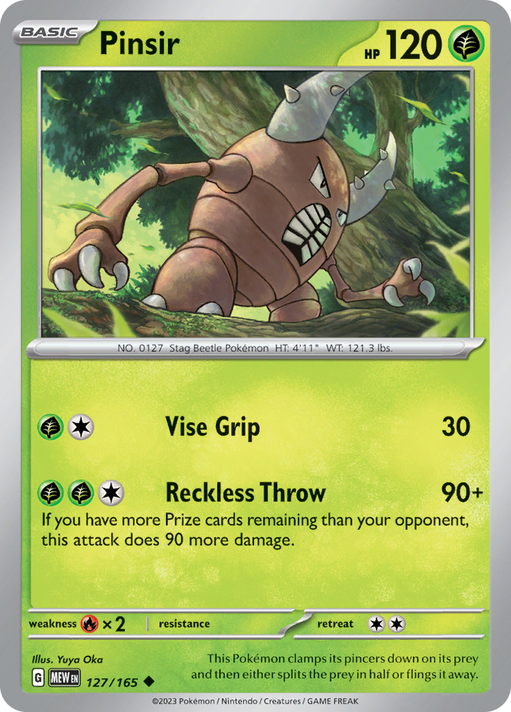 Pinsir (127/165) [Scarlet & Violet: 151] | Play N Trade Winnipeg