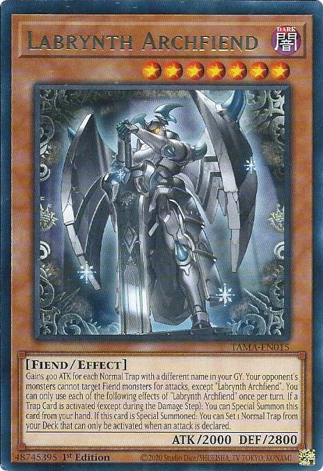 Labrynth Archfiend [TAMA-EN015] Rare | Play N Trade Winnipeg