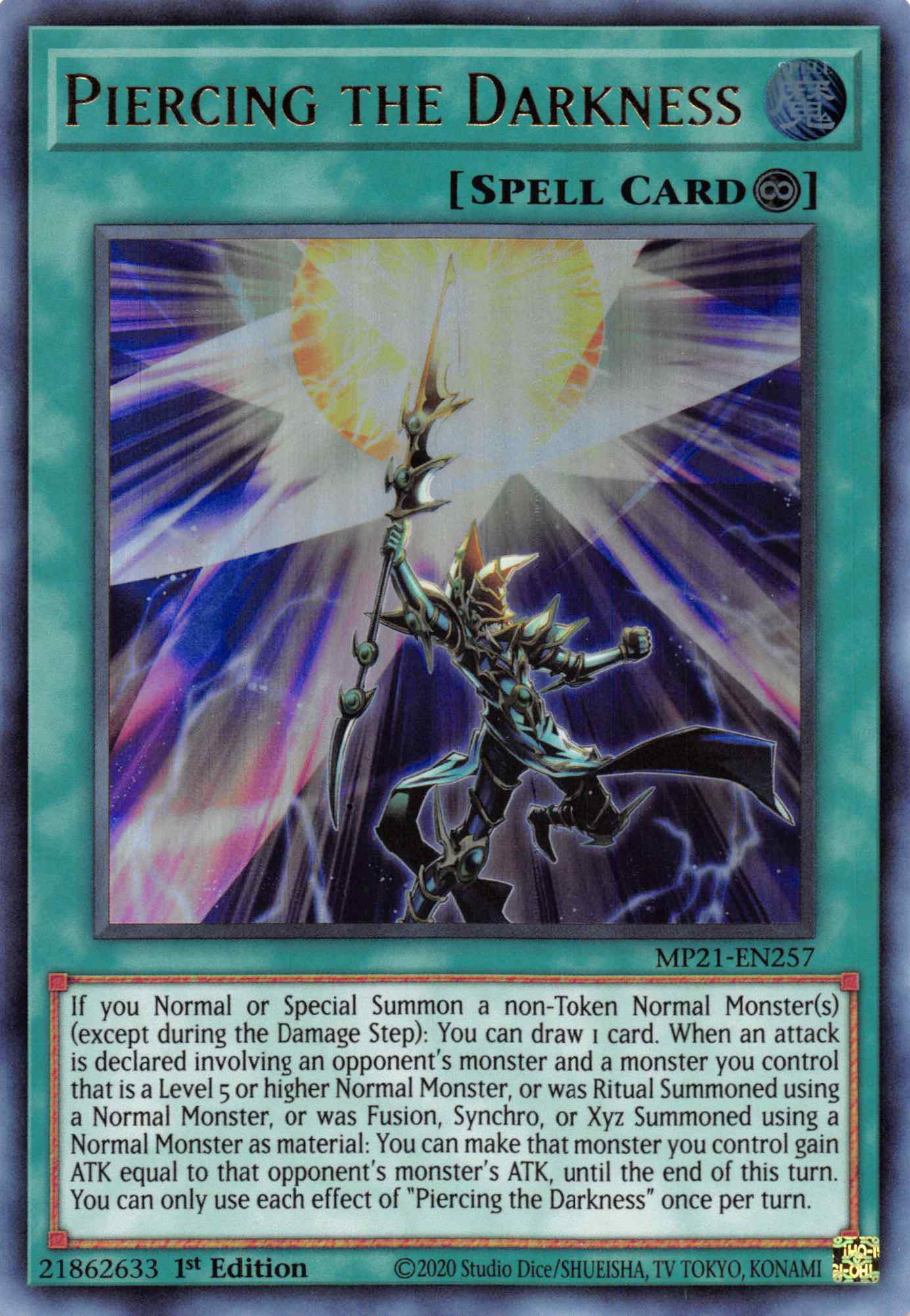 Piercing the Darkness [MP21-EN257] Ultra Rare | Play N Trade Winnipeg