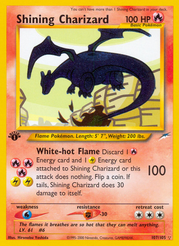 Shining Charizard (107/105) [Neo Destiny 1st Edition] | Play N Trade Winnipeg