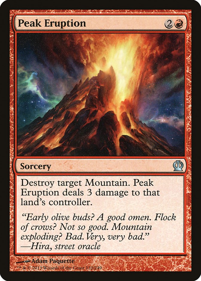 Peak Eruption [Theros] | Play N Trade Winnipeg