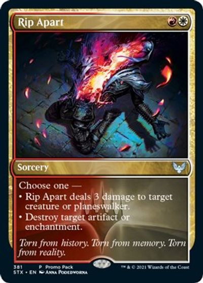 Rip Apart (Promo Pack) [Strixhaven: School of Mages Promos] | Play N Trade Winnipeg