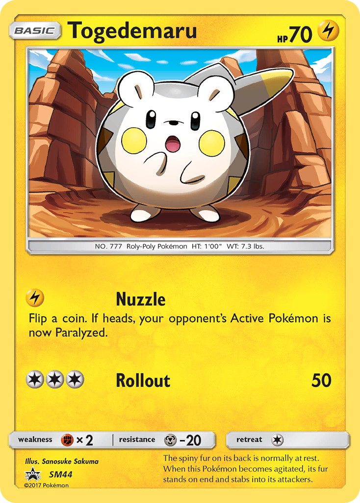 Togedemaru (SM44) [Sun & Moon: Black Star Promos] | Play N Trade Winnipeg