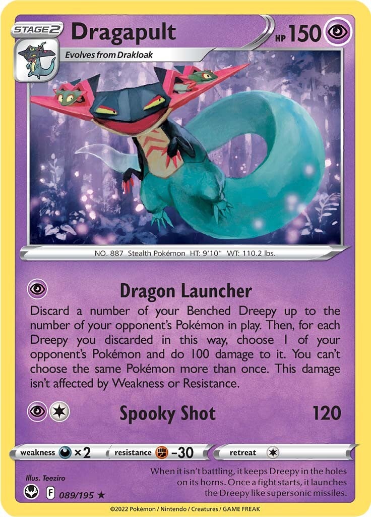 Dragapult (089/195) [Sword & Shield: Silver Tempest] | Play N Trade Winnipeg