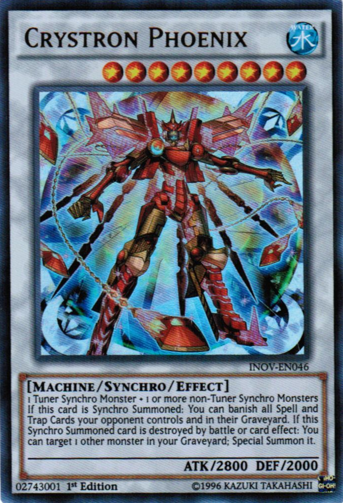 Crystron Phoenix [INOV-EN046] Ultra Rare | Play N Trade Winnipeg