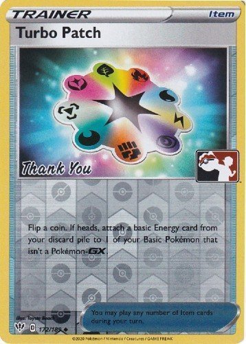 Turbo Patch (172/189) (Pokemon League) [Sword & Shield: Darkness Ablaze] | Play N Trade Winnipeg