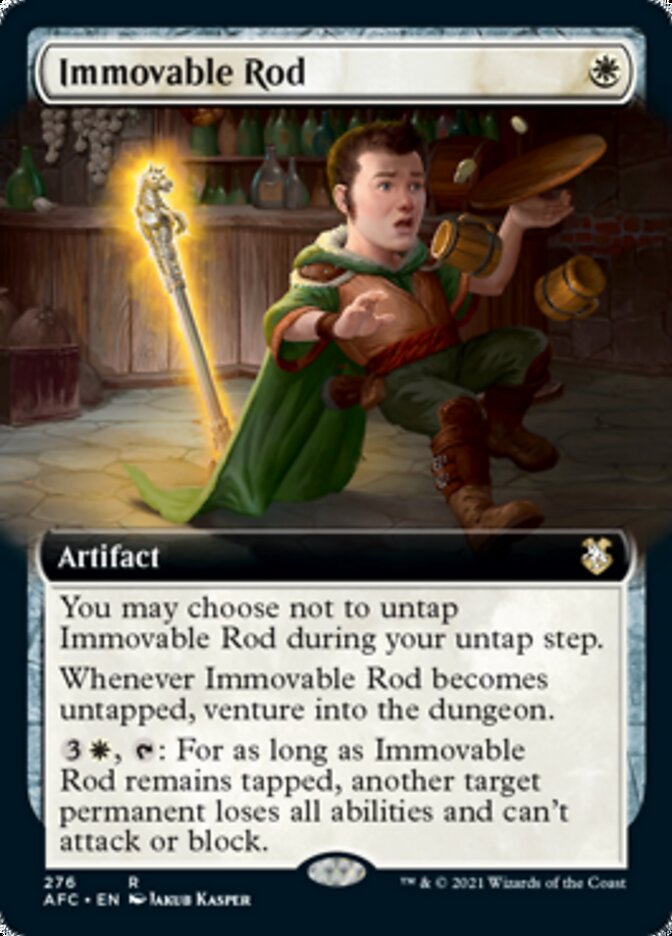 Immovable Rod (Extended) [Dungeons & Dragons: Adventures in the Forgotten Realms Commander] | Play N Trade Winnipeg