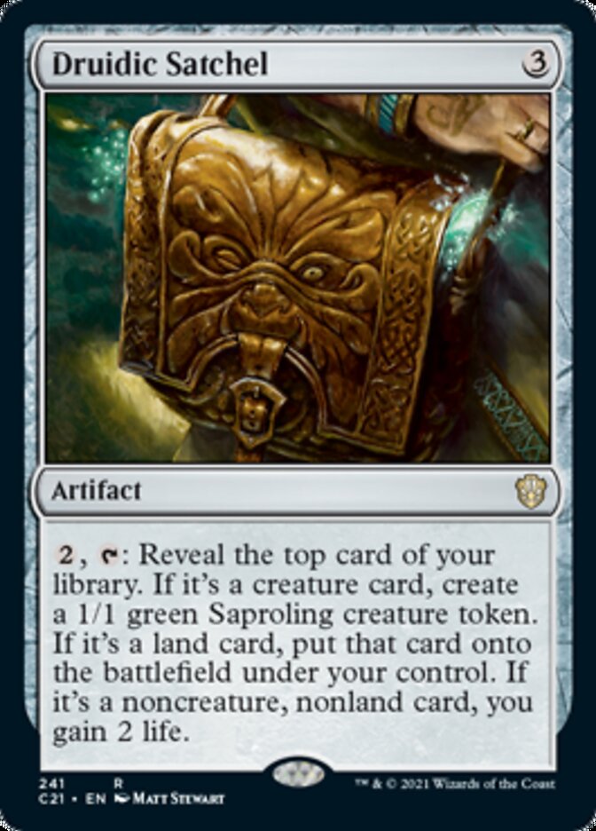 Druidic Satchel [Commander 2021] | Play N Trade Winnipeg