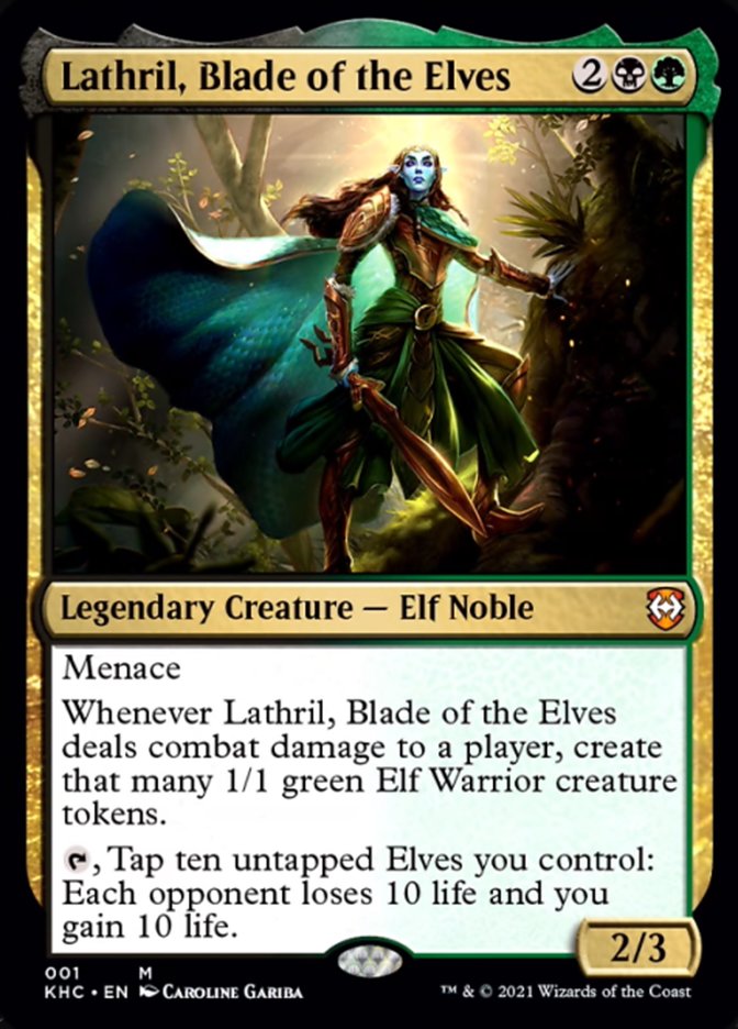 Lathril, Blade of the Elves [Kaldheim Commander] | Play N Trade Winnipeg