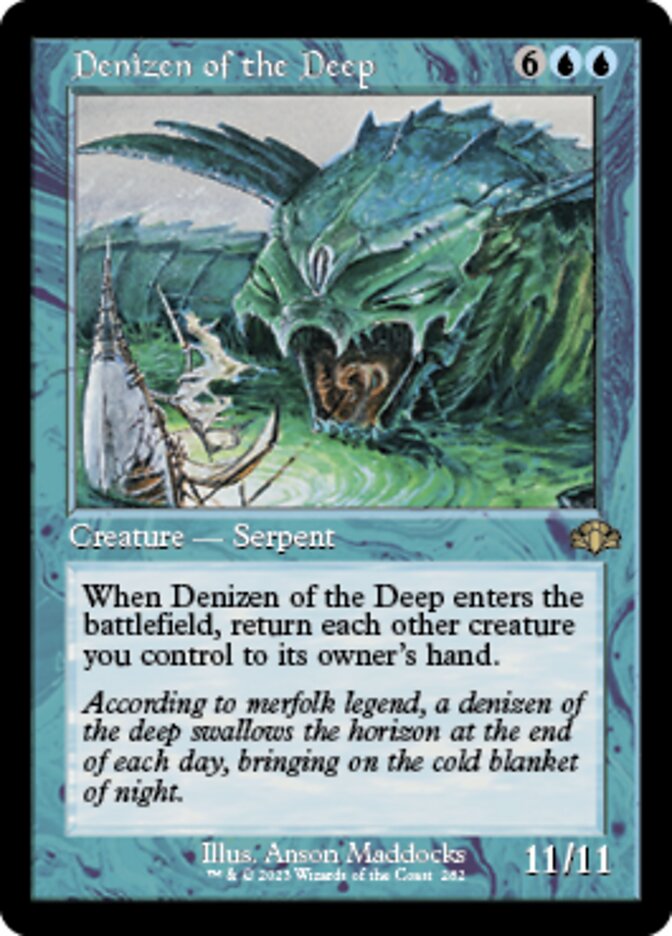 Denizen of the Deep (Retro) [Dominaria Remastered] | Play N Trade Winnipeg