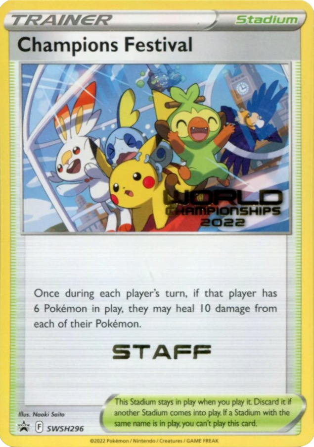 Champions Festival (SWSH296) (Staff) [Sword & Shield: Black Star Promos] | Play N Trade Winnipeg