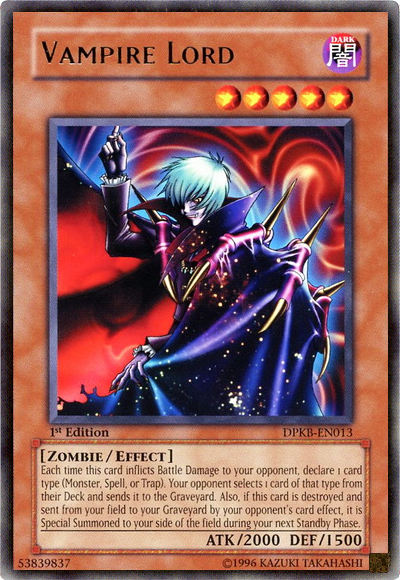 Vampire Lord [DPKB-EN013] Rare | Play N Trade Winnipeg