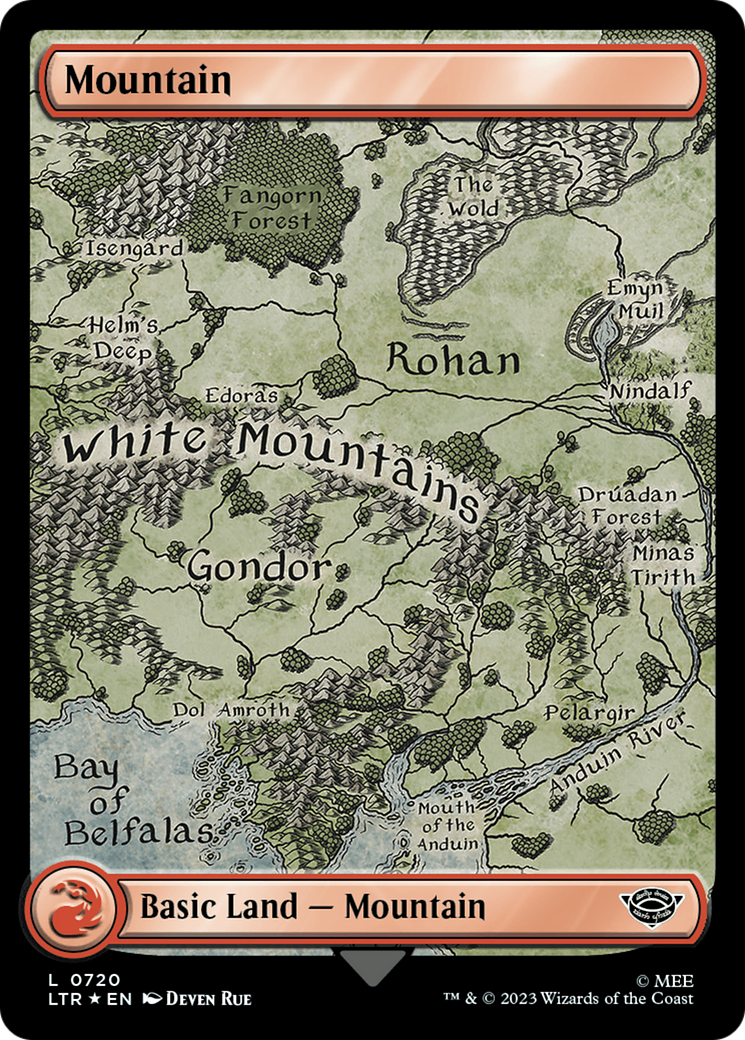 Mountain (720) (Surge Foil) [The Lord of the Rings: Tales of Middle-Earth] | Play N Trade Winnipeg