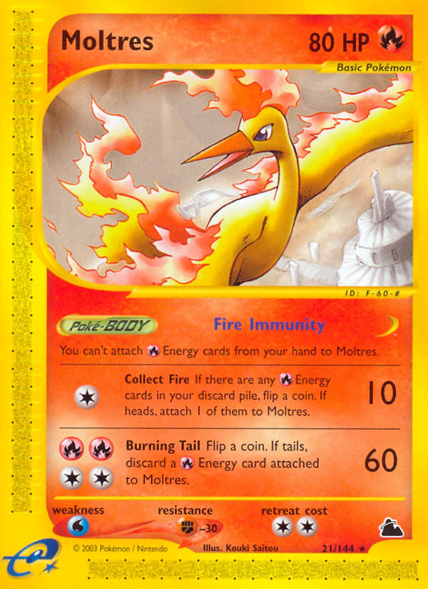 Moltres (21/144) [Skyridge] | Play N Trade Winnipeg