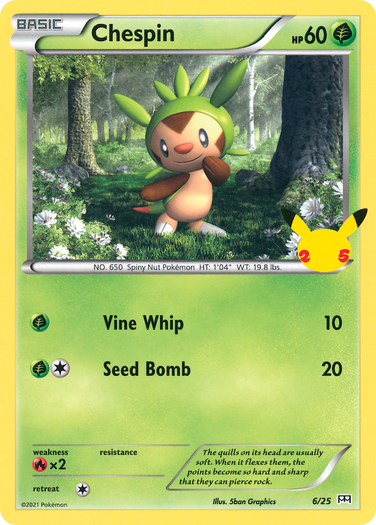 Chespin (6/25) [McDonald's 25th Anniversary] | Play N Trade Winnipeg