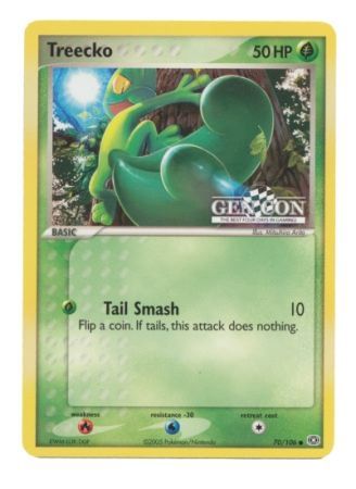 Treecko (70/106) (Gen Con The Best Four Days in Gaming Promo) [EX: Emerald] | Play N Trade Winnipeg