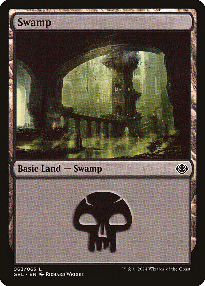 Swamp (63) (Garruk vs. Liliana) [Duel Decks Anthology] | Play N Trade Winnipeg